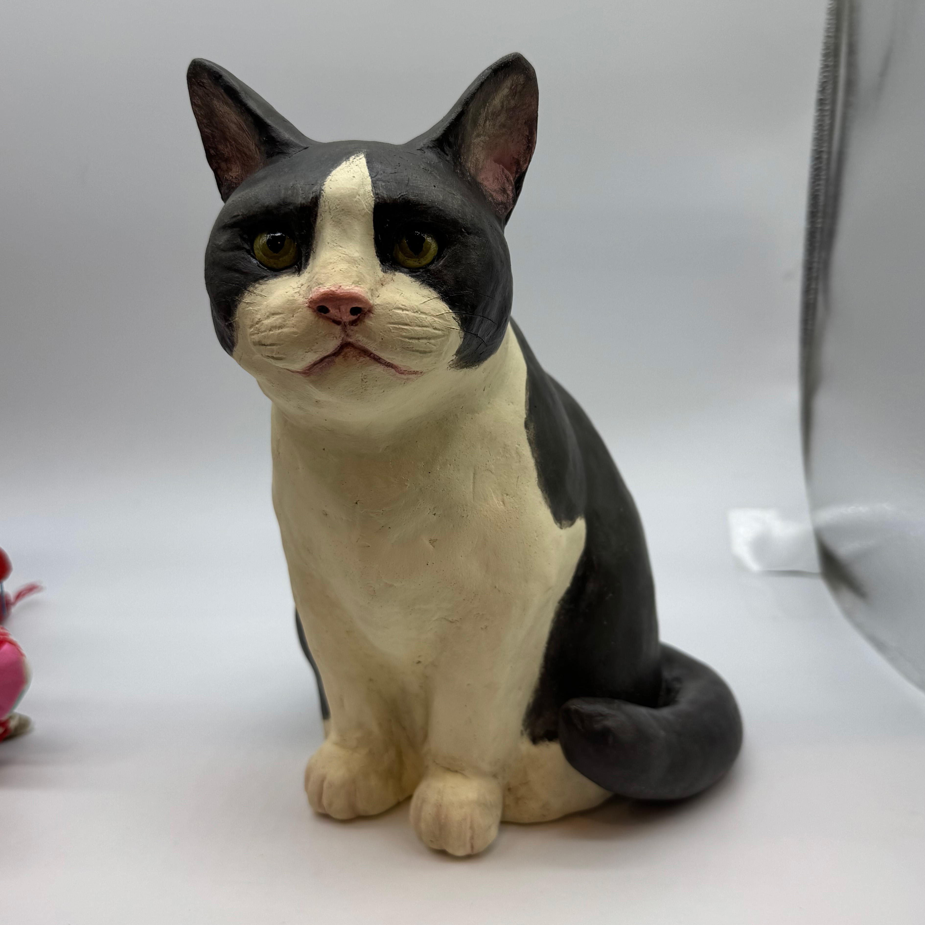 【売約済・再注文用】手びねり ハチワレ猫 2・3