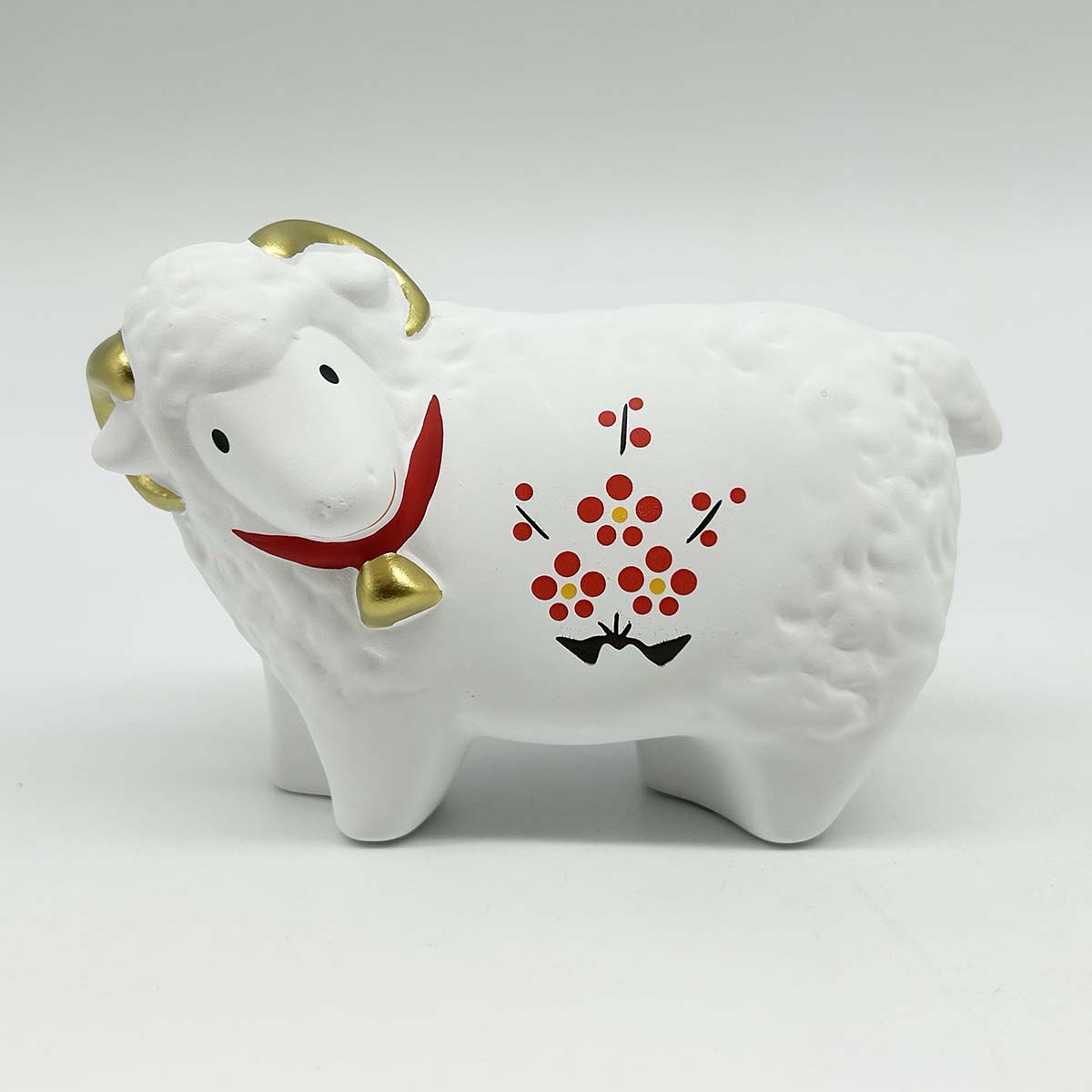 干支人形 開運紅梅福未親子 2027干支