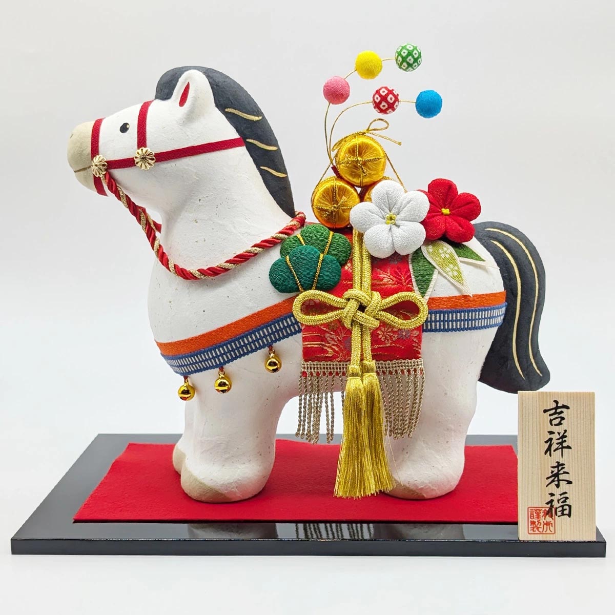 干支人形 リュウコドウ ちぎり和紙 吉祥縁起づくし 福午 2026干支 1