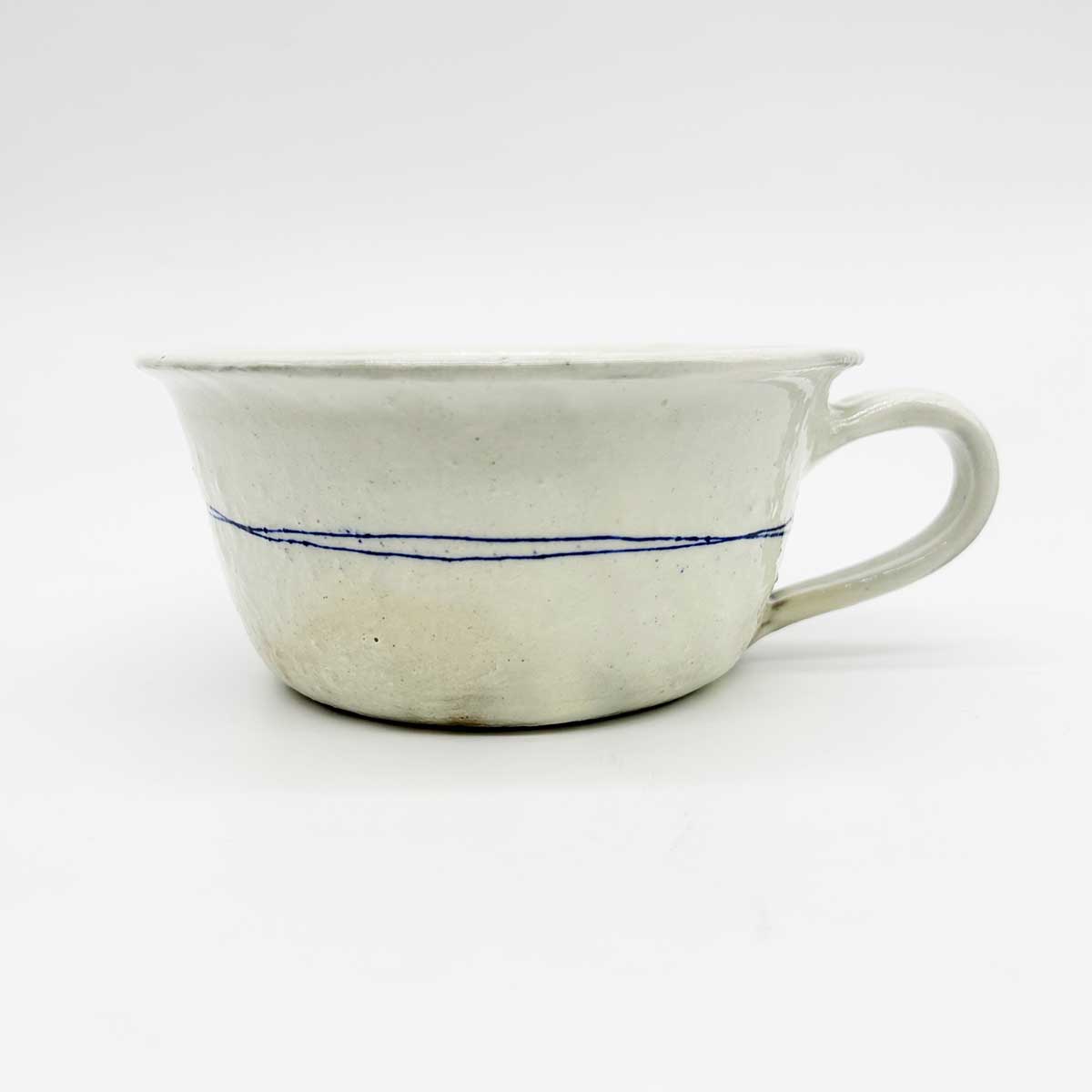 古谷製陶所 信楽焼 鉄散 飯碗 大(線彫)