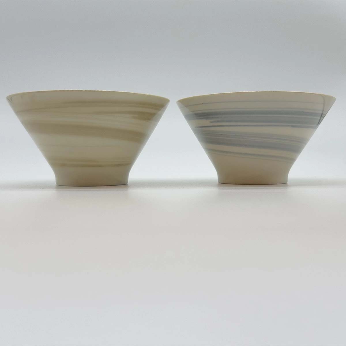 美濃焼 スピラル ペアギフト 茶碗&箸・箸置き 6点セット 4