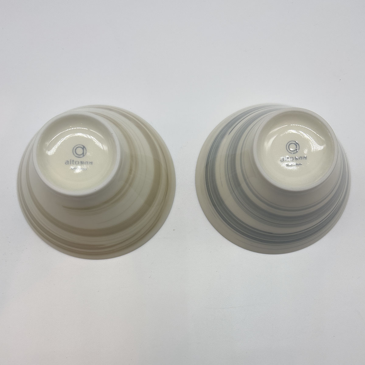 美濃焼 スピラル ペアギフト 茶碗&箸・箸置き 6点セット 5
