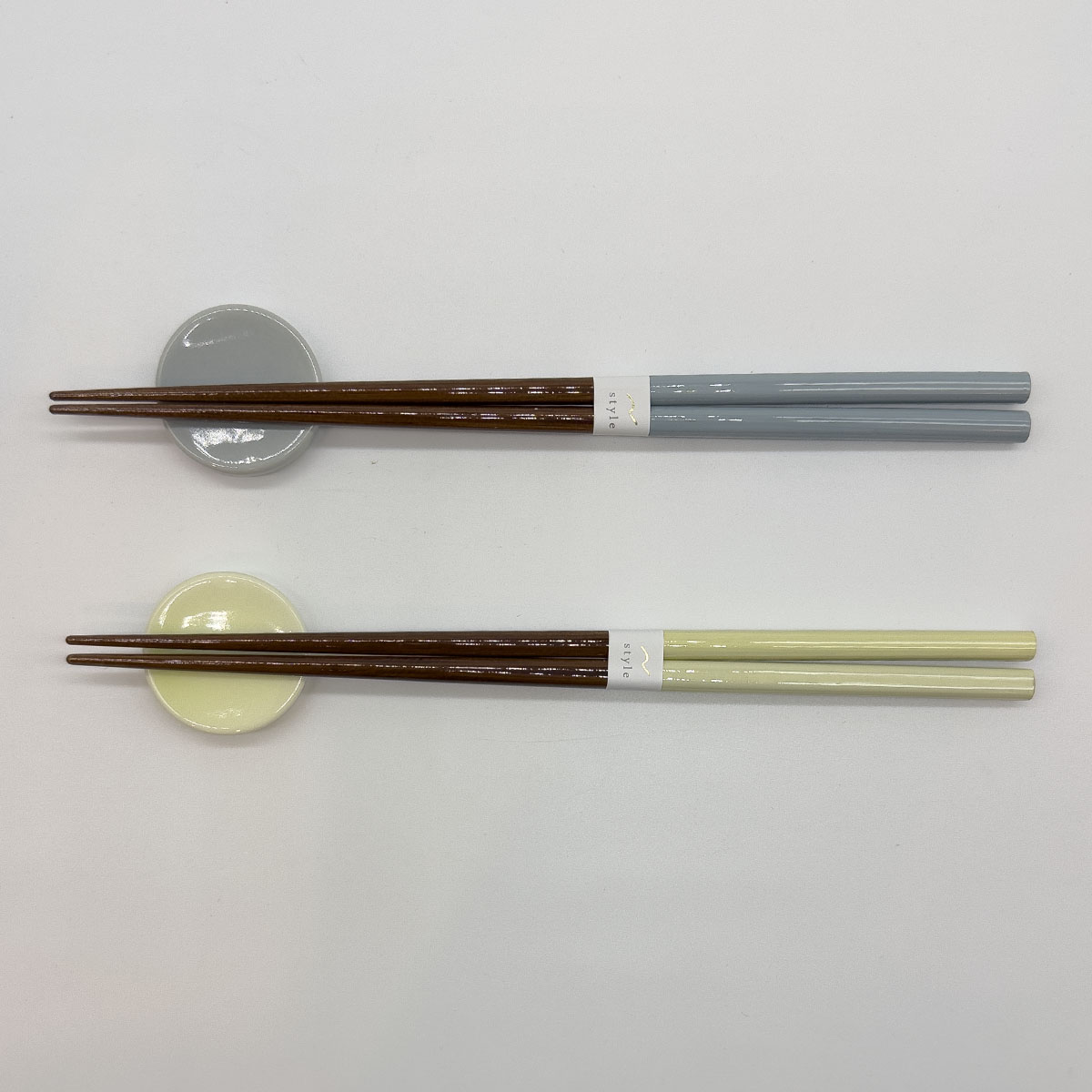 美濃焼 スピラル ペアギフト 茶碗&箸・箸置き 6点セット 6