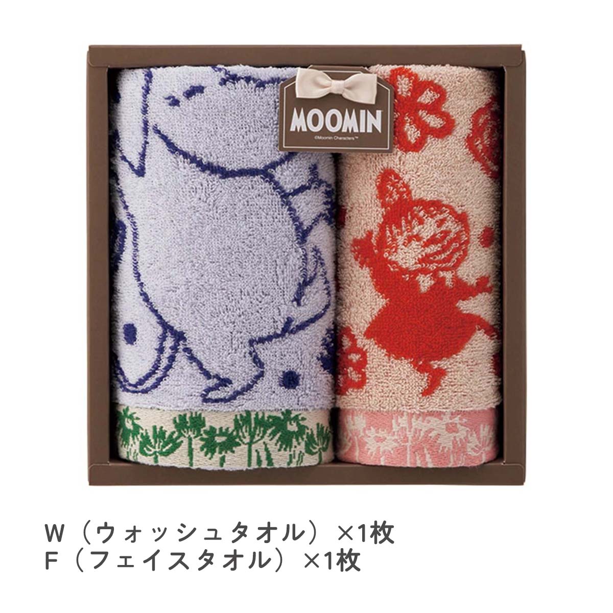 タオルギフトセット MOOMIN 専用ギフト箱入 各種 3