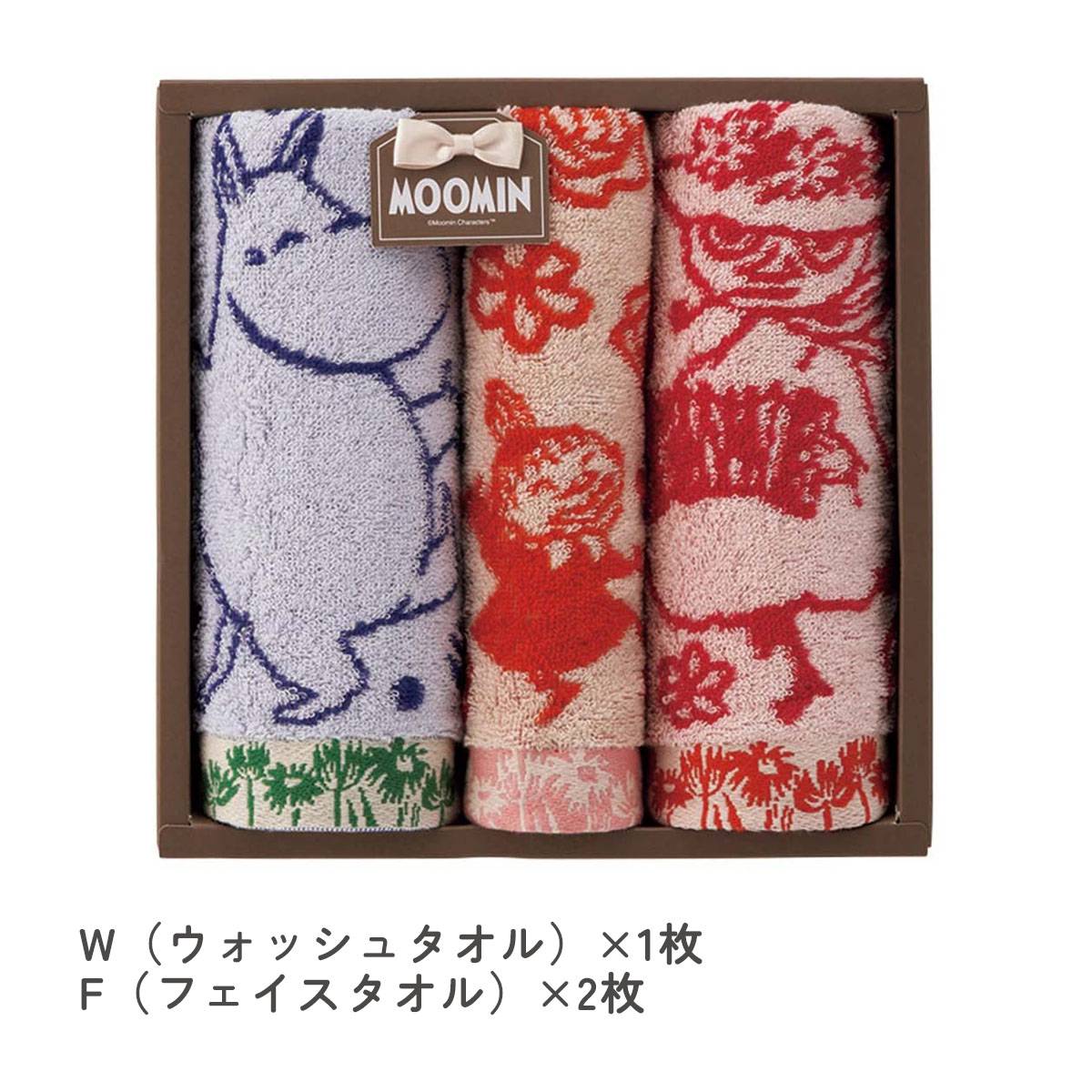 タオルギフトセット MOOMIN 専用ギフト箱入 各種 5