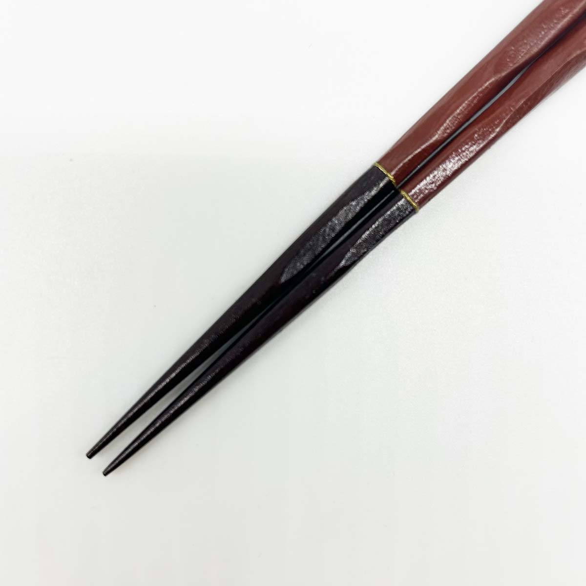 若狭塗箸 風樹 茶 16.5cm 箸先