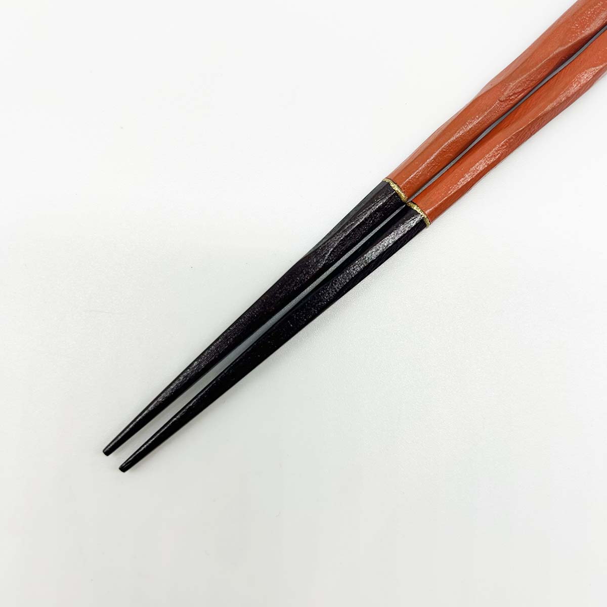 若狭塗箸 風樹 橙 15cm 箸先
