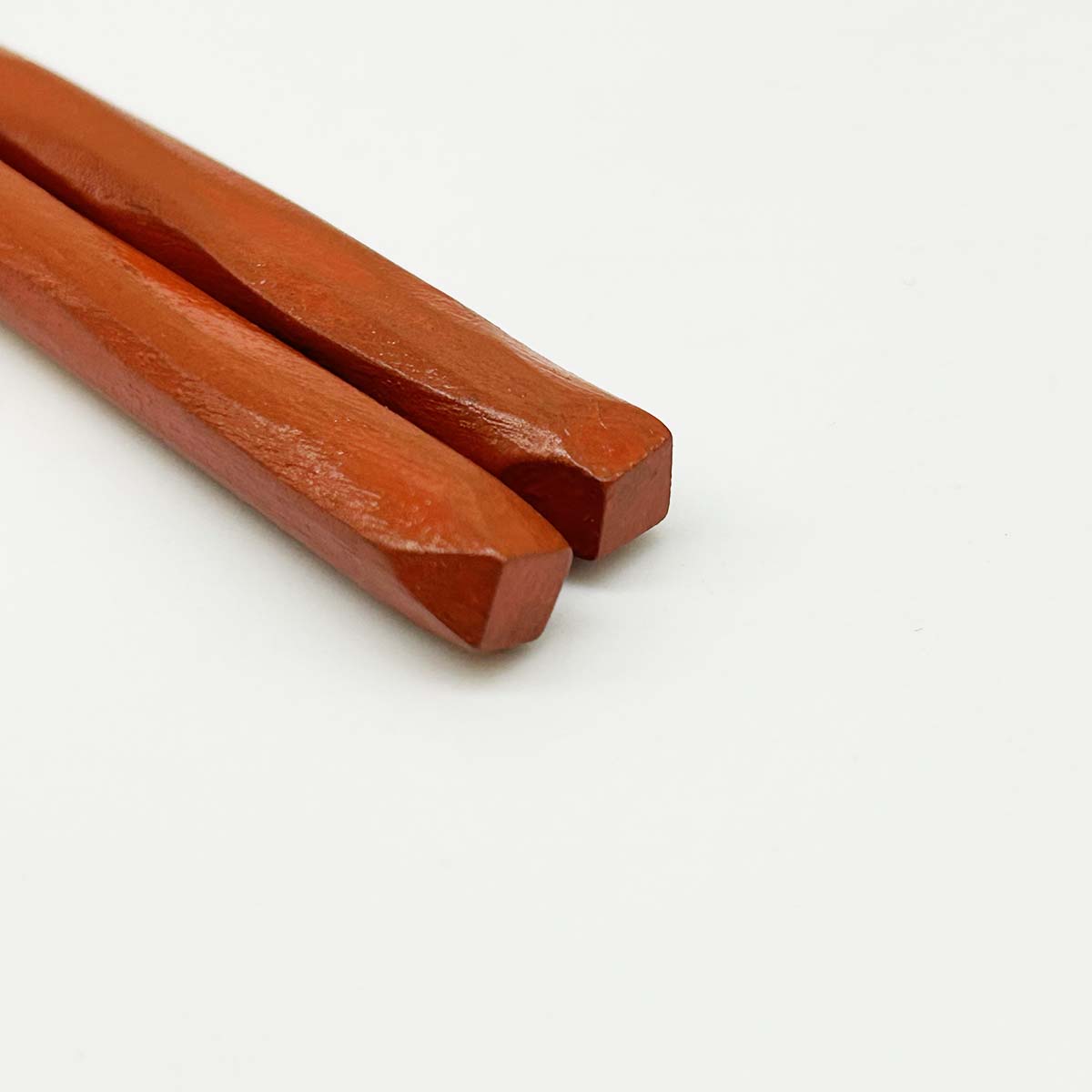 若狭塗箸 風樹 橙 15cm 上部