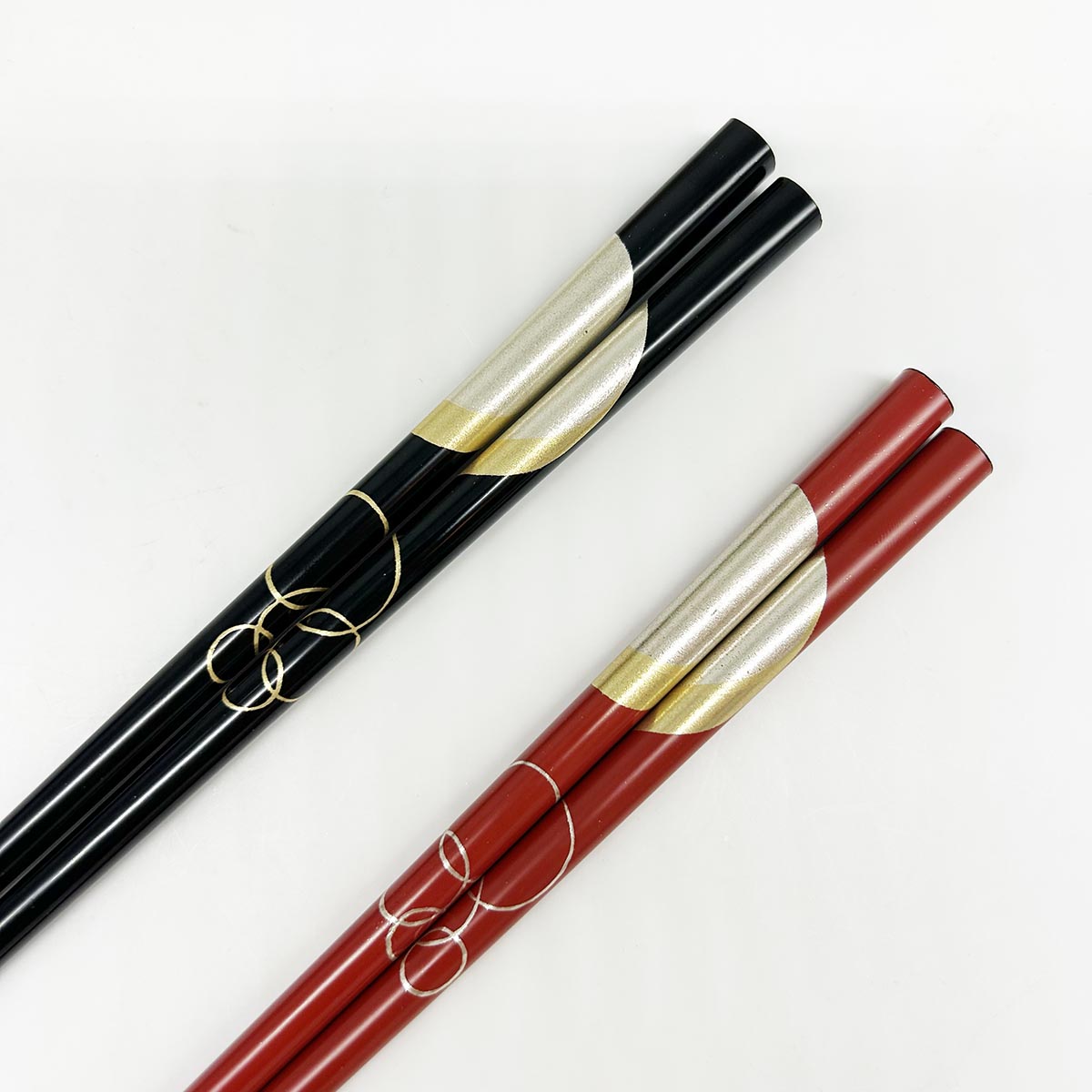 若狭塗箸 宵待月 22.5cm/21.5cm 持ち手