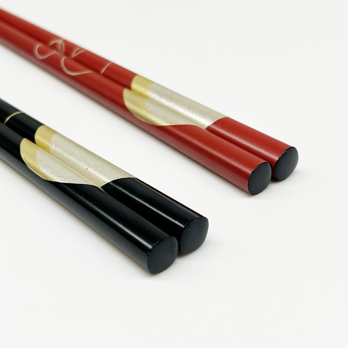 若狭塗箸 宵待月 22.5cm/21.5cm 上部