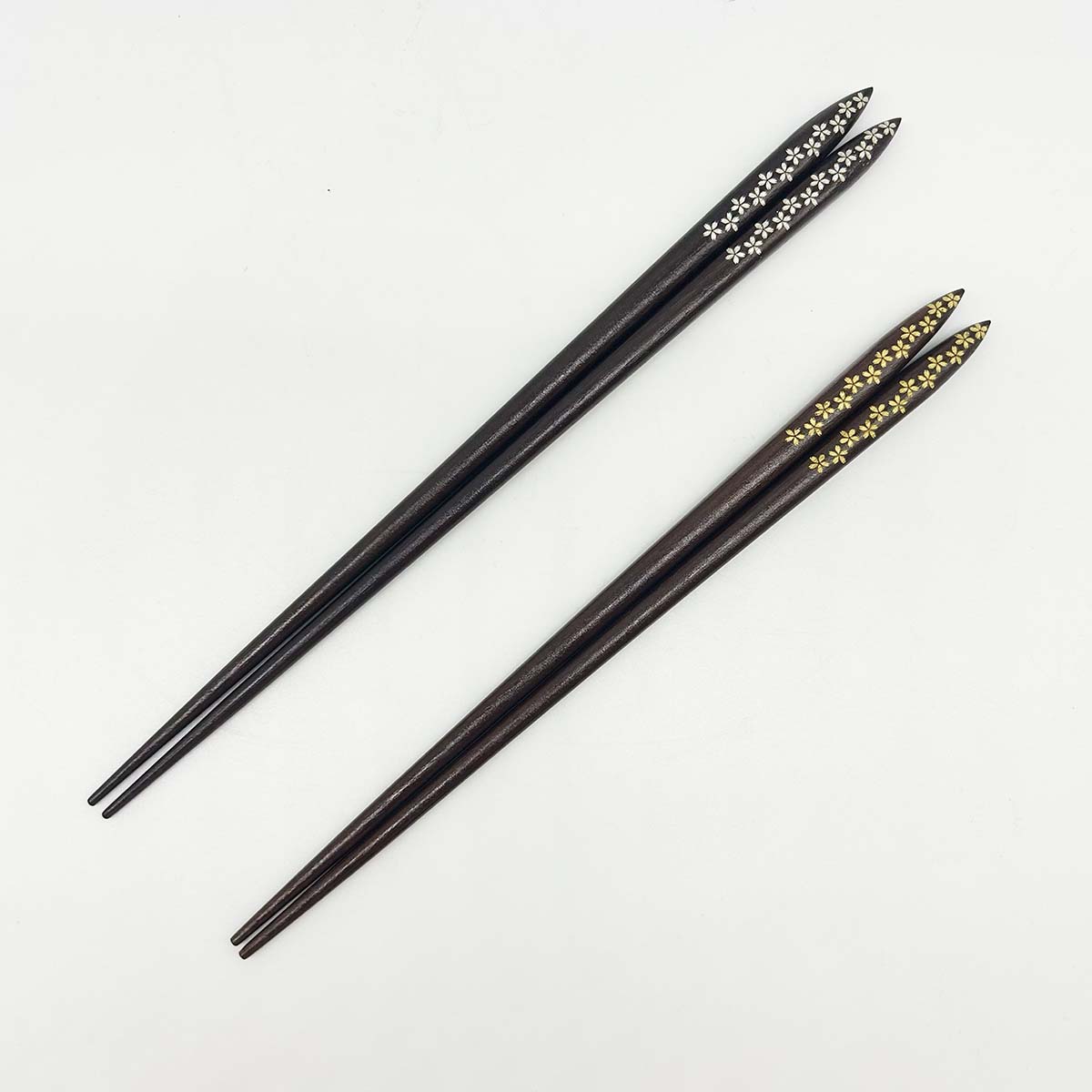 若狭塗箸 花便り 23cm/21cm 全体