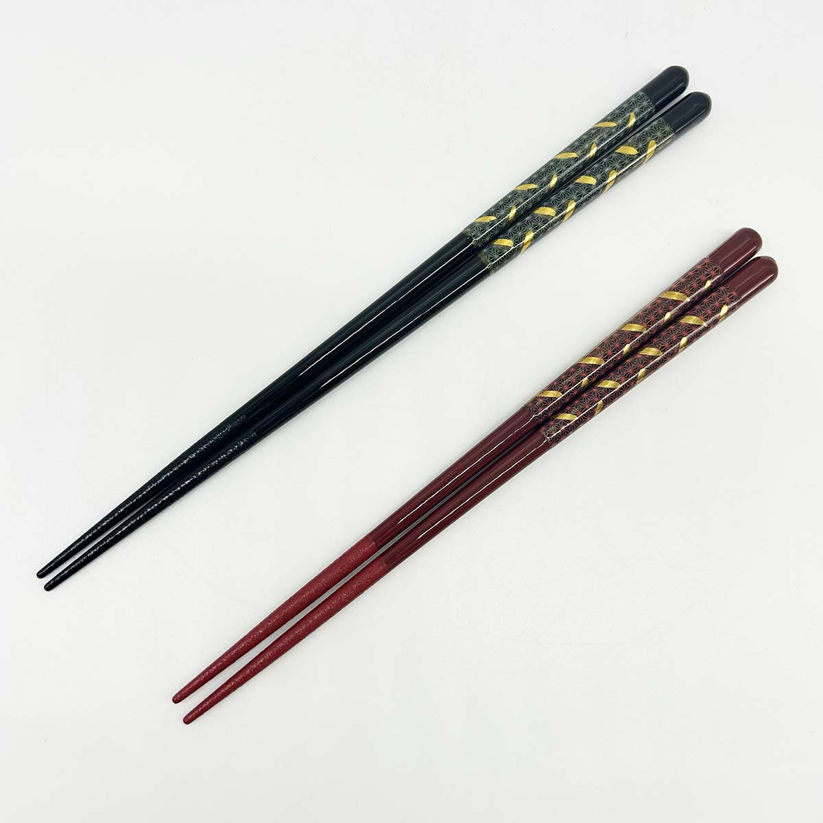 若狭塗箸 荘園 23cm/20.5cm 全体