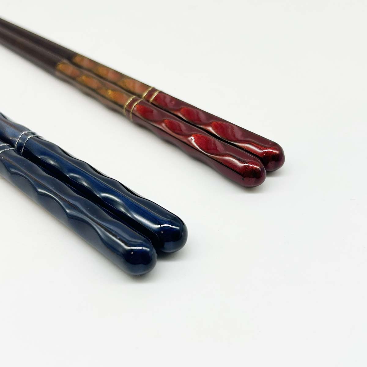 若狭塗箸 彩重 22.5cm/20.5cm 上部