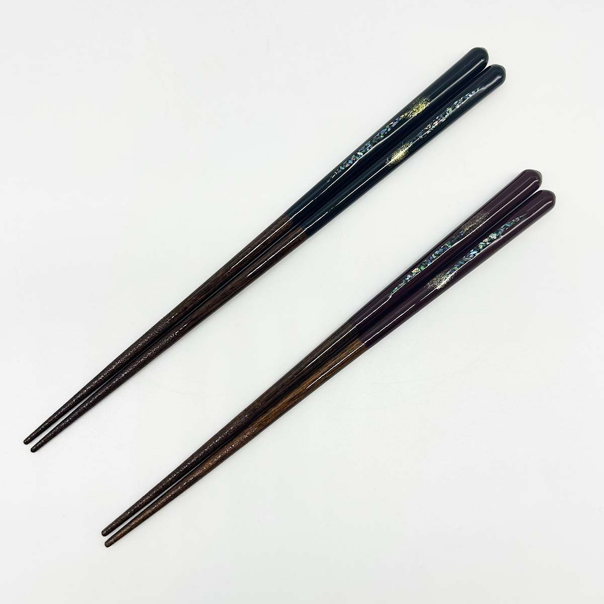 若狭塗箸 九頭竜 23cm/21cm 全体
