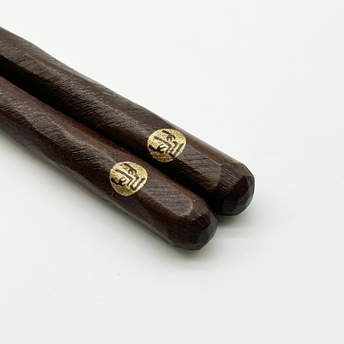 若狭塗箸 けずり箸 赤 23.5cm／21.5cm　上部