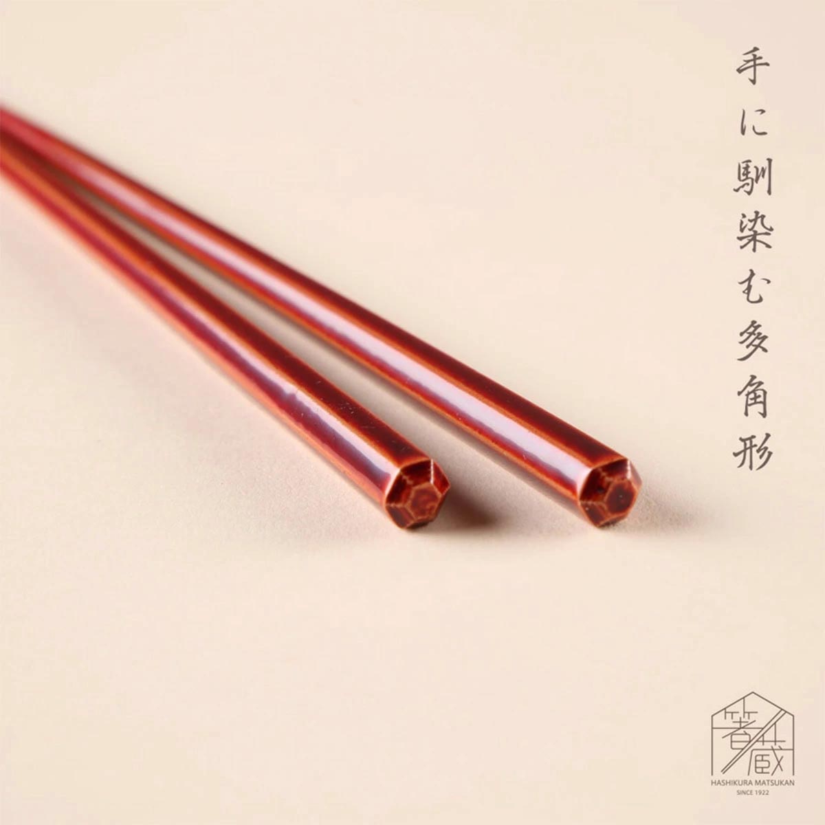 若狭塗 箸 漆六角箸先本乾漆
