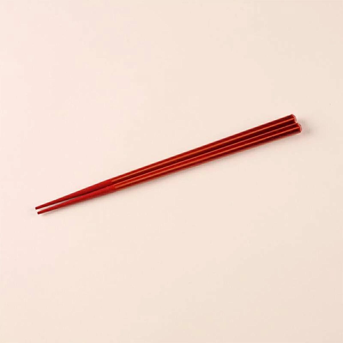 若狭塗 箸 漆六角箸先本乾漆