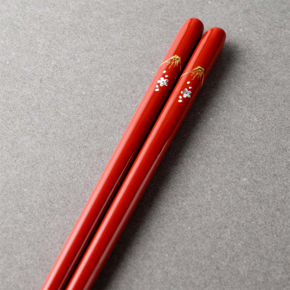 若狭塗 箸 結晶桜富士 食洗機対応