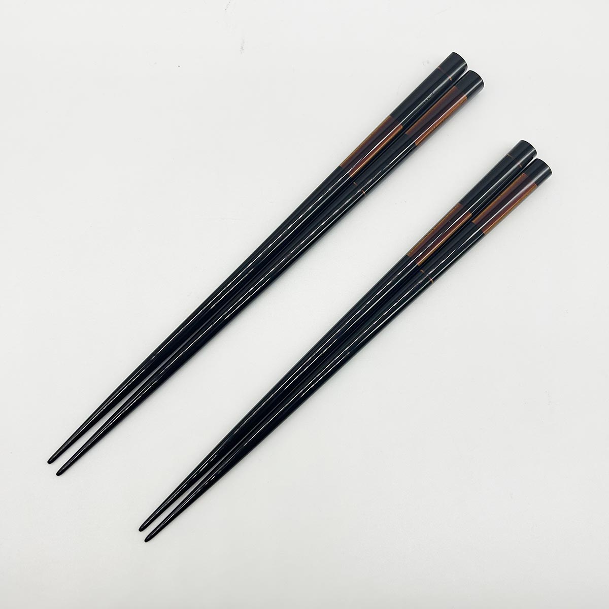 食洗機対応箸　白檀 市松　全体