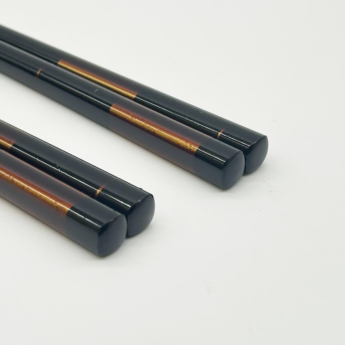 食洗機対応箸　白檀 市松　上部