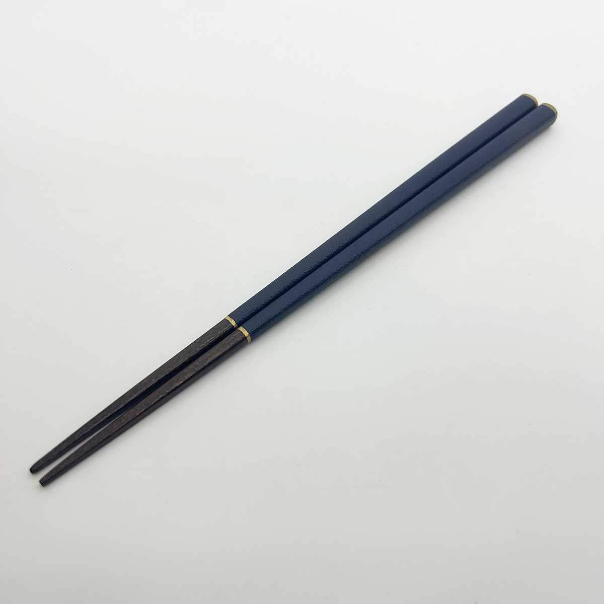 越前塗 先角箸 蒔地金ライン 23cm 各種