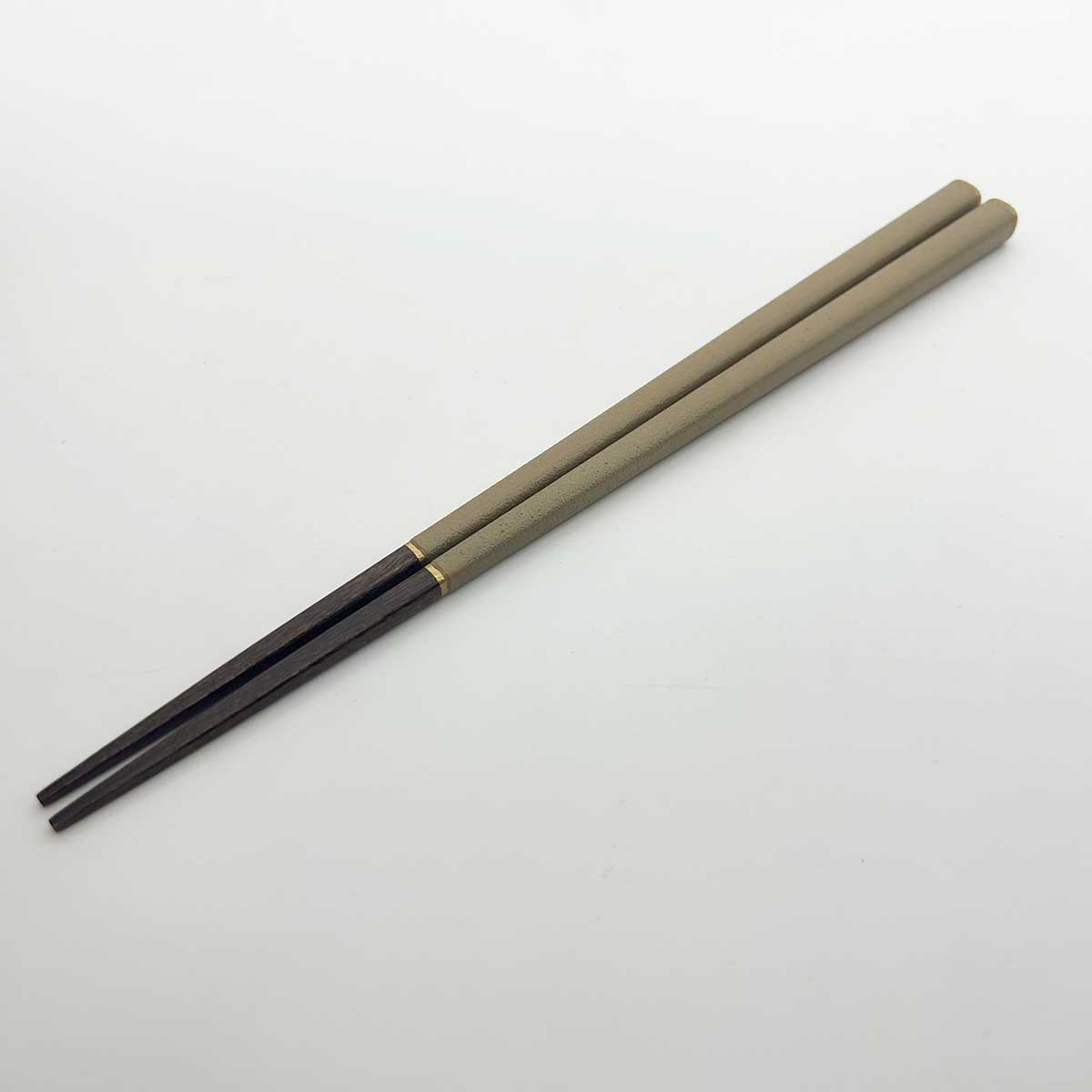 越前塗 先角箸 蒔地金ライン 23cm 各種