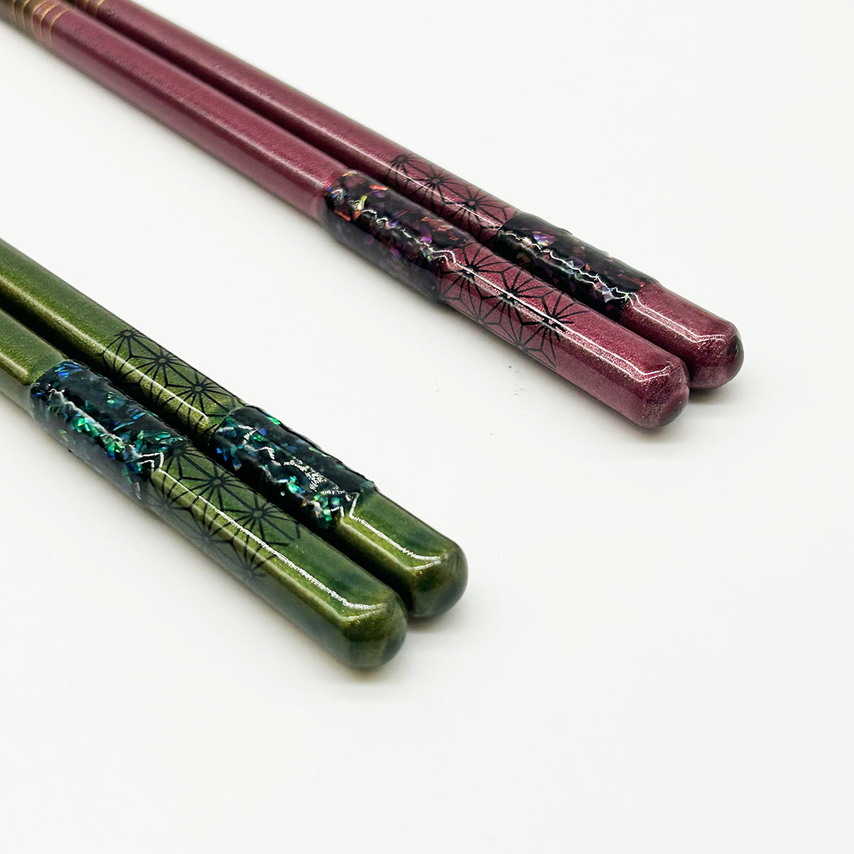 若狭塗 食洗機対応箸 至高 元禄　上部