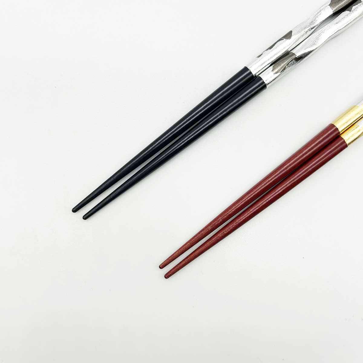 若狭塗 箔錦 各種　箸先
