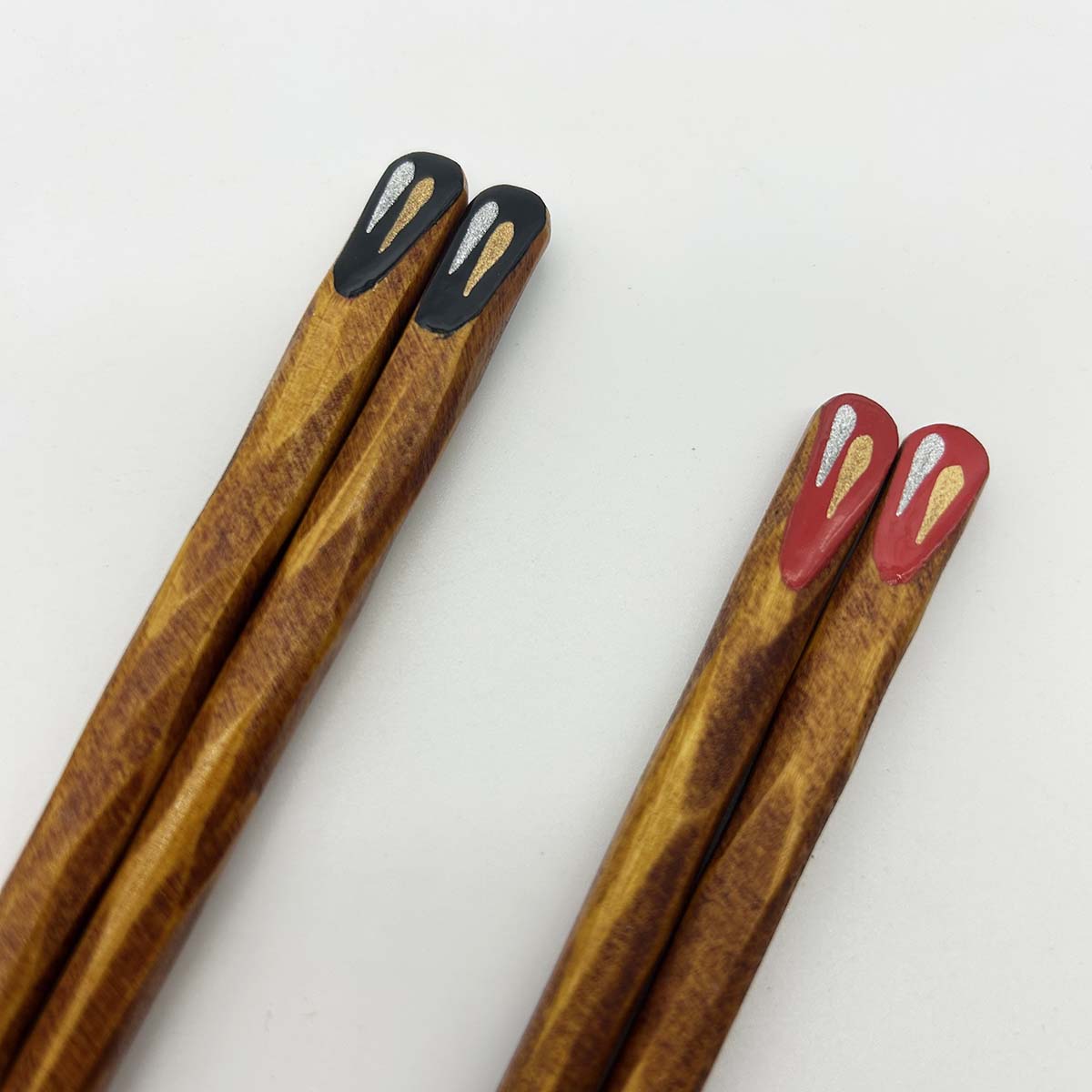 若狭塗 けずり箸 天削 冠 各種　全体