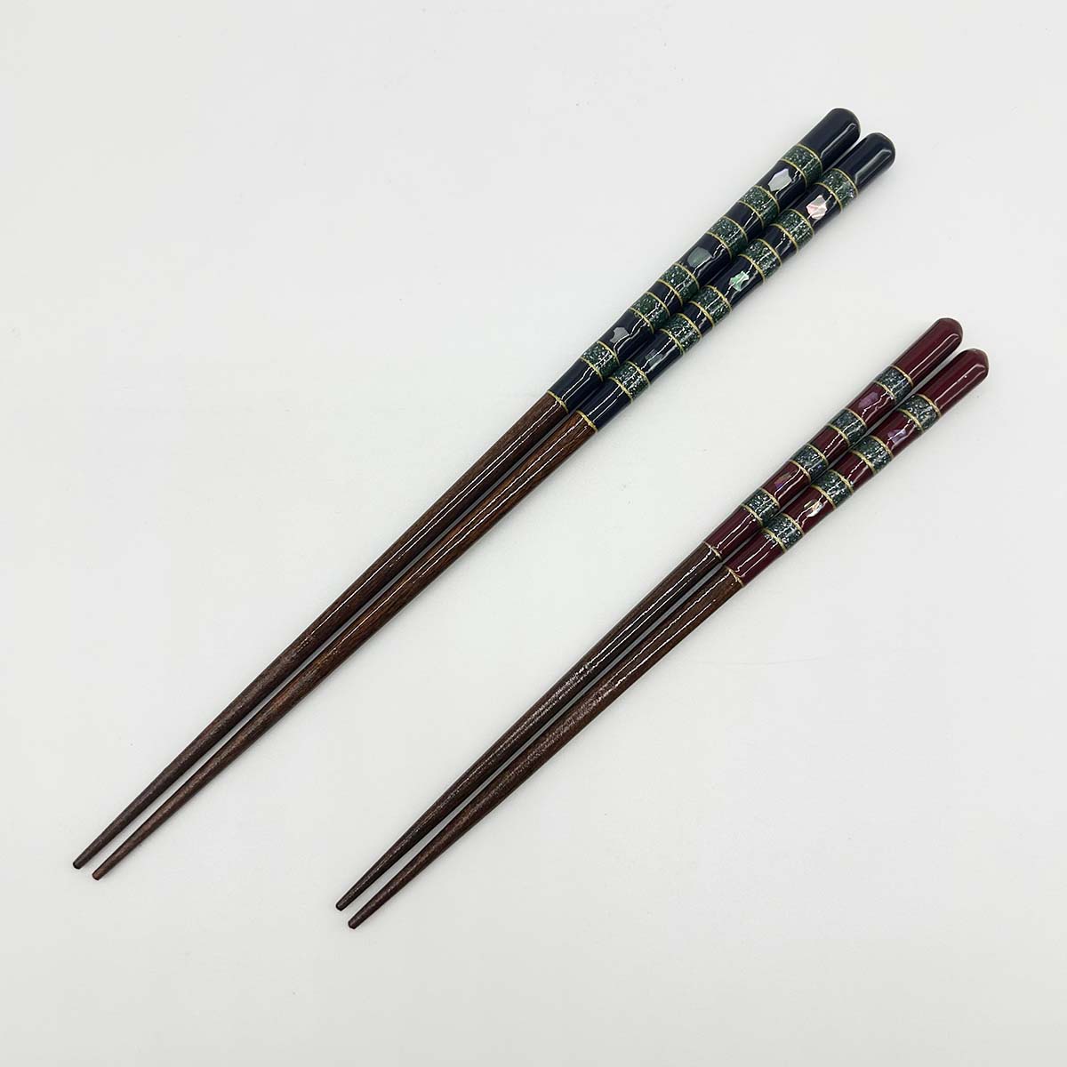 若狭塗 食洗機対応箸 至高 らでん 沖の石 全体