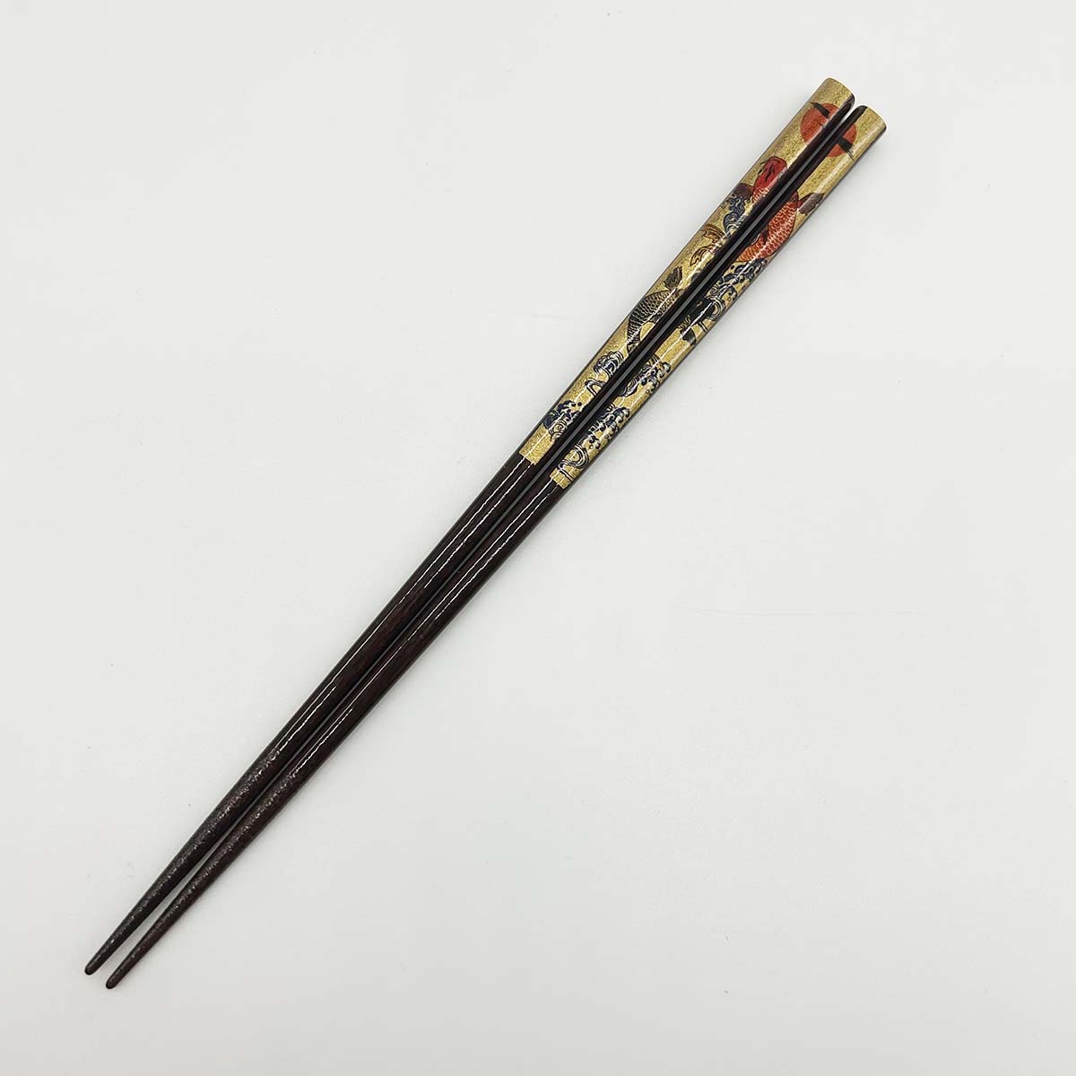 若狭塗 食洗機対応箸 和ごころ 滝のぼり 全体
