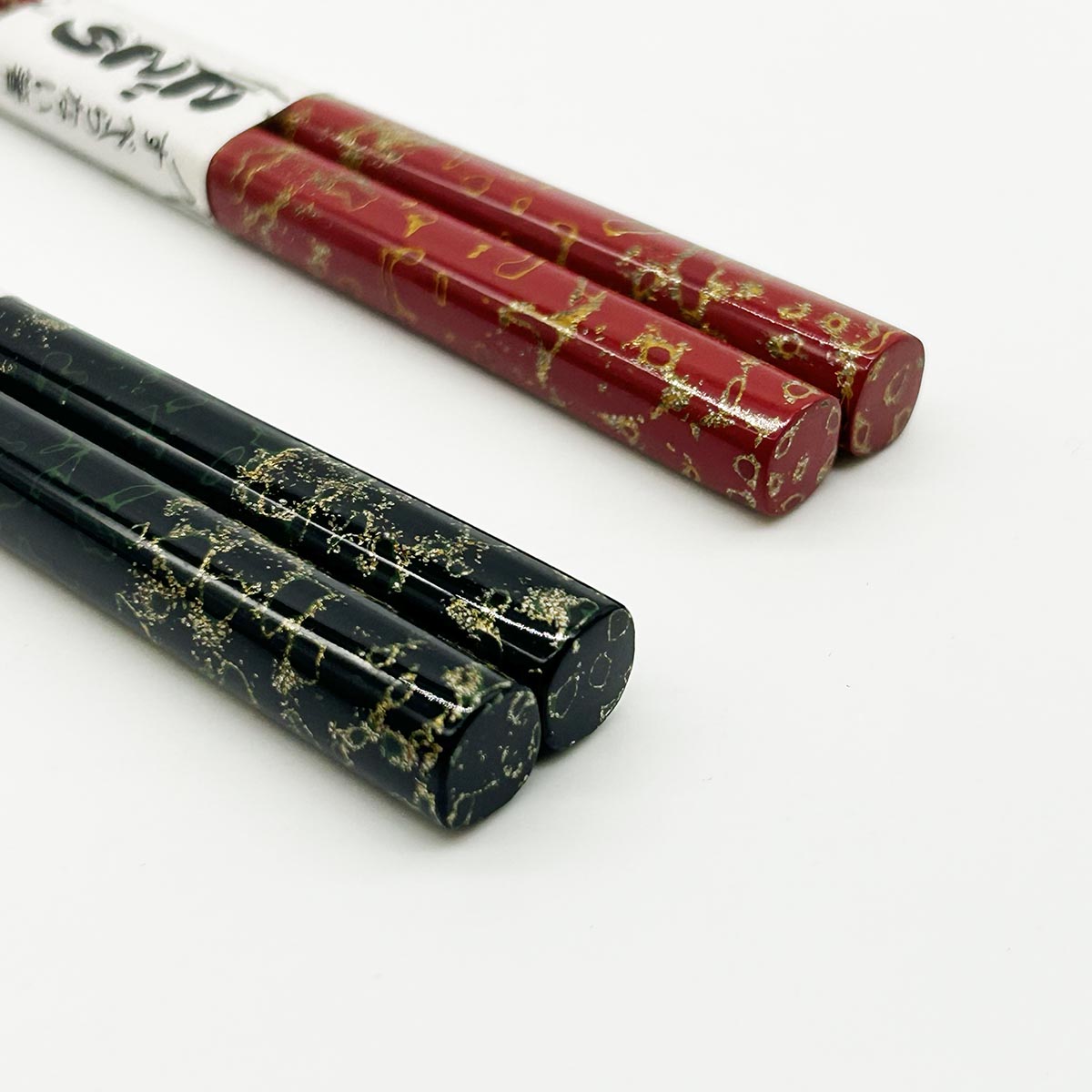 津軽塗箸 唐塗 こごり