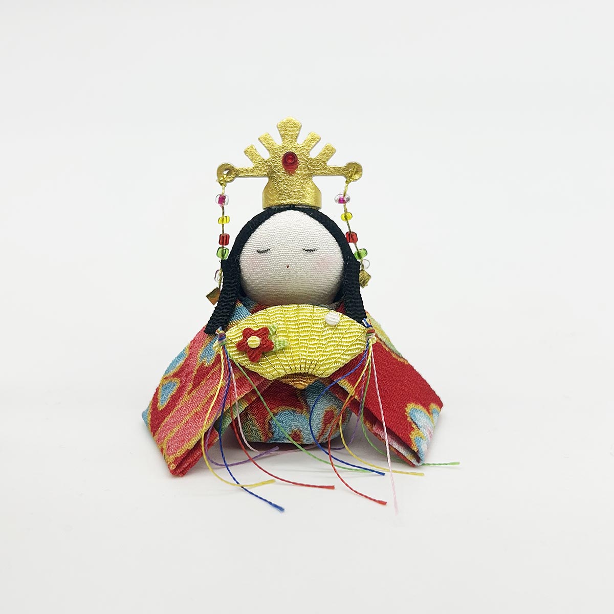 雛人形 リュウコドウ 1-330 卓上ミニ輪飾りわらべ雛