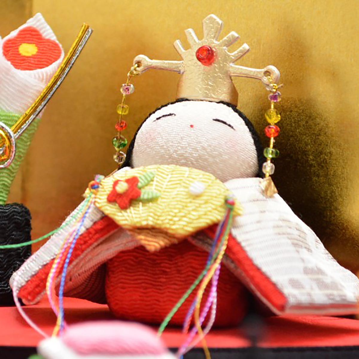 雛人形 リュウコドウ  1-344 扇面三段わらべ雛 10人揃い