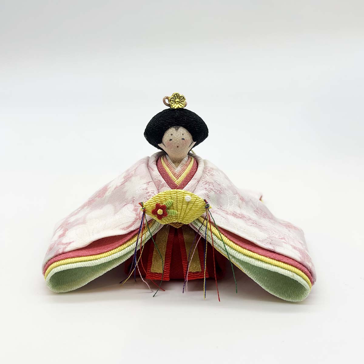 雛人形 リュウコドウ 1-490 花雅雛 桃花几帳付き