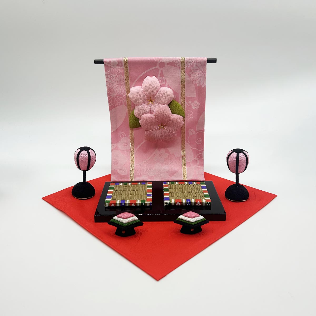 雛人形 リュウコドウ 1-656 花几帳わらべ雛