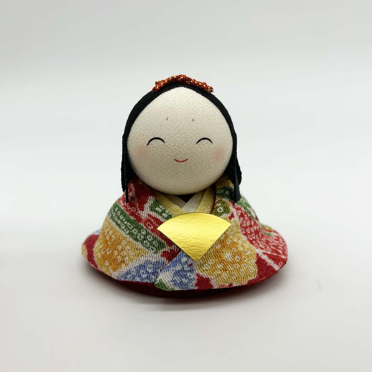 雛人形 リュウコドウ 1-672 おすまし福雛(花屏風付)