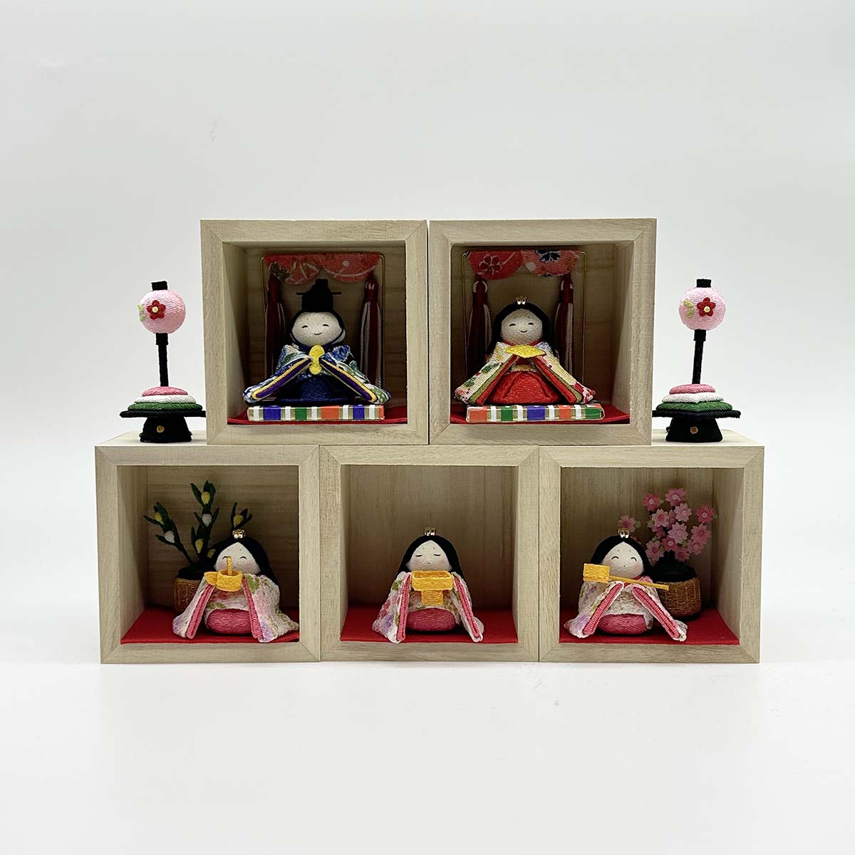 雛人形 リュウコドウ  1-794 箱段お飾りセット お雛さま
