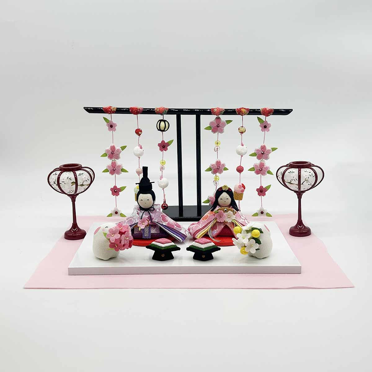 雛人形 リュウコドウ 1-859 ぷりてぃ舞桜 ぽんぽん兎雛