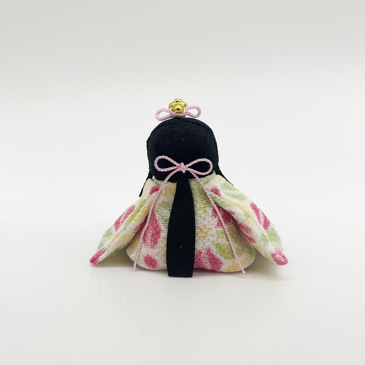 雛人形 リュウコドウ 1-888 ぽてりひな2人(麻の葉) 桜几帳付