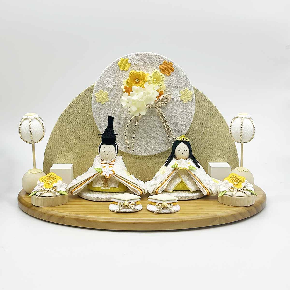 雛人形 リュウコドウ 1-928 ぽかぽかひな(衝立飾り)