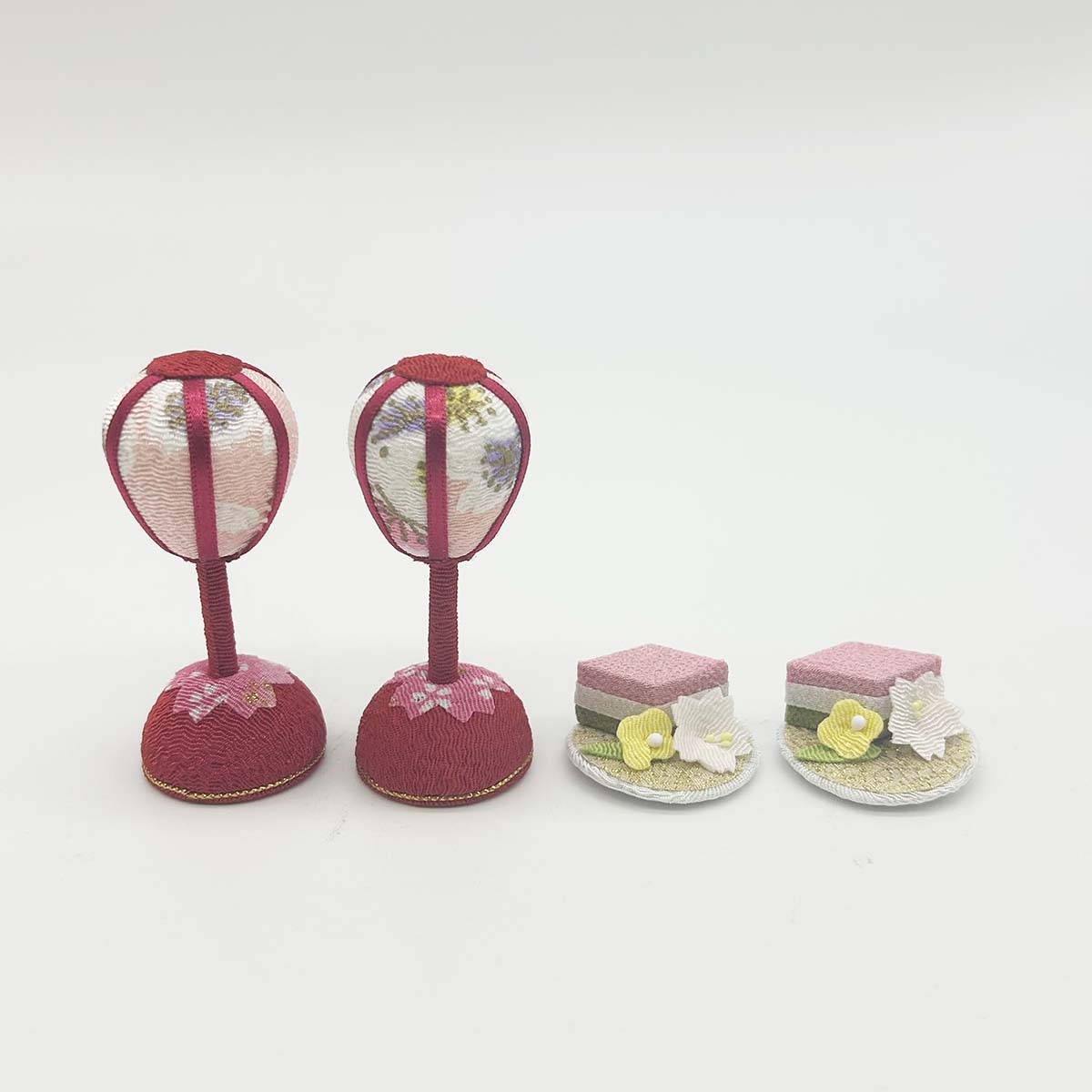 雛人形 リュウコドウ 1-931 ちいさな おはなのおひなさま(2人)