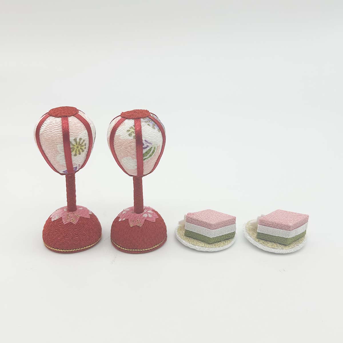 雛人形 リュウコドウ 1-931 ちいさな おはなのおひなさま(2人)