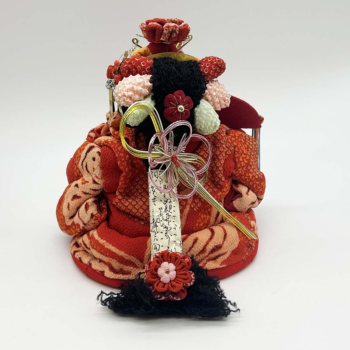 上原装子 古布創作人形 おひなちゃま ミニ立