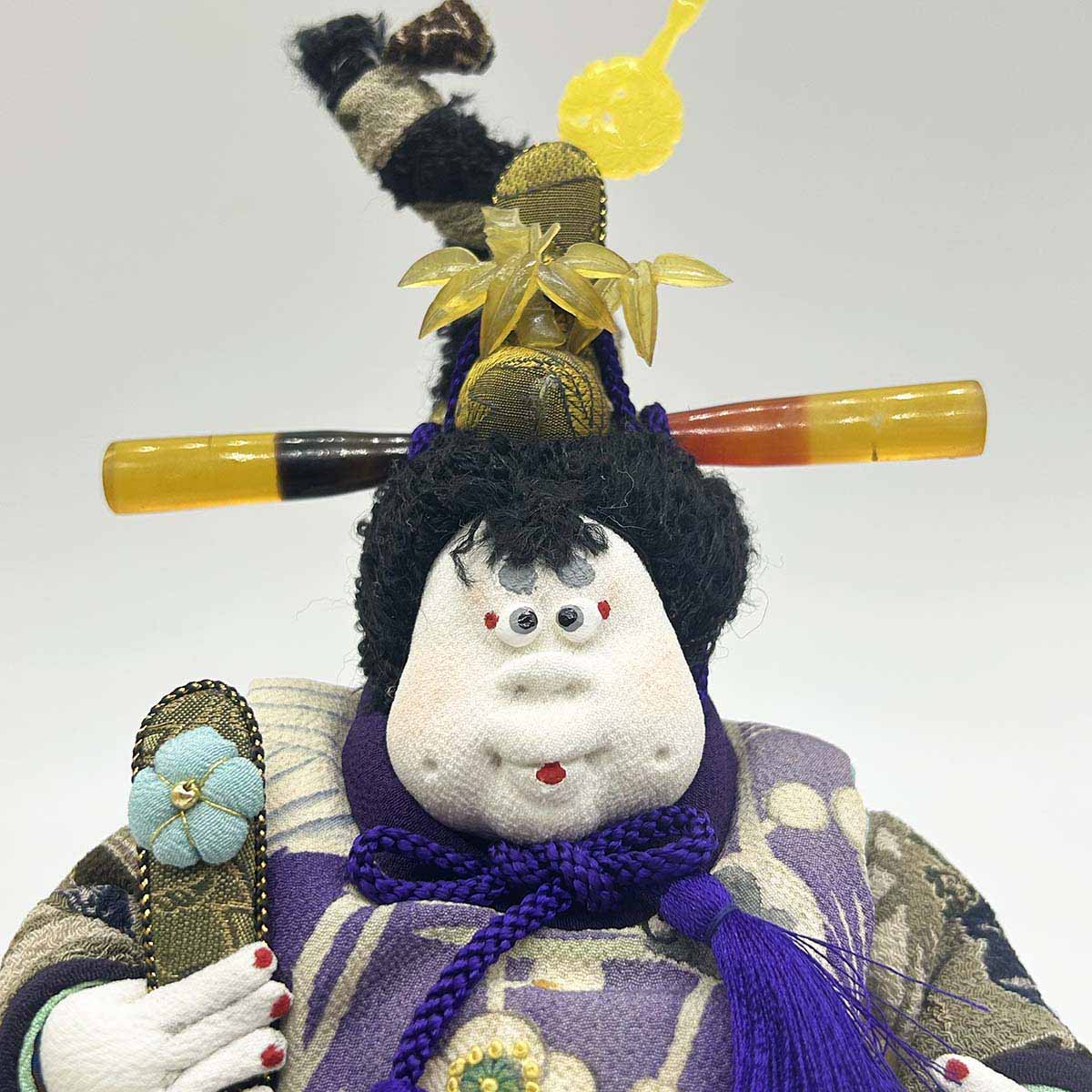 上原装子 古布創作人形 おひなちゃま ミニ立