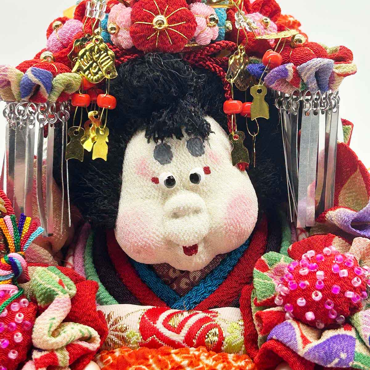 上原装子 古布創作人形 おひなちゃま ミニ