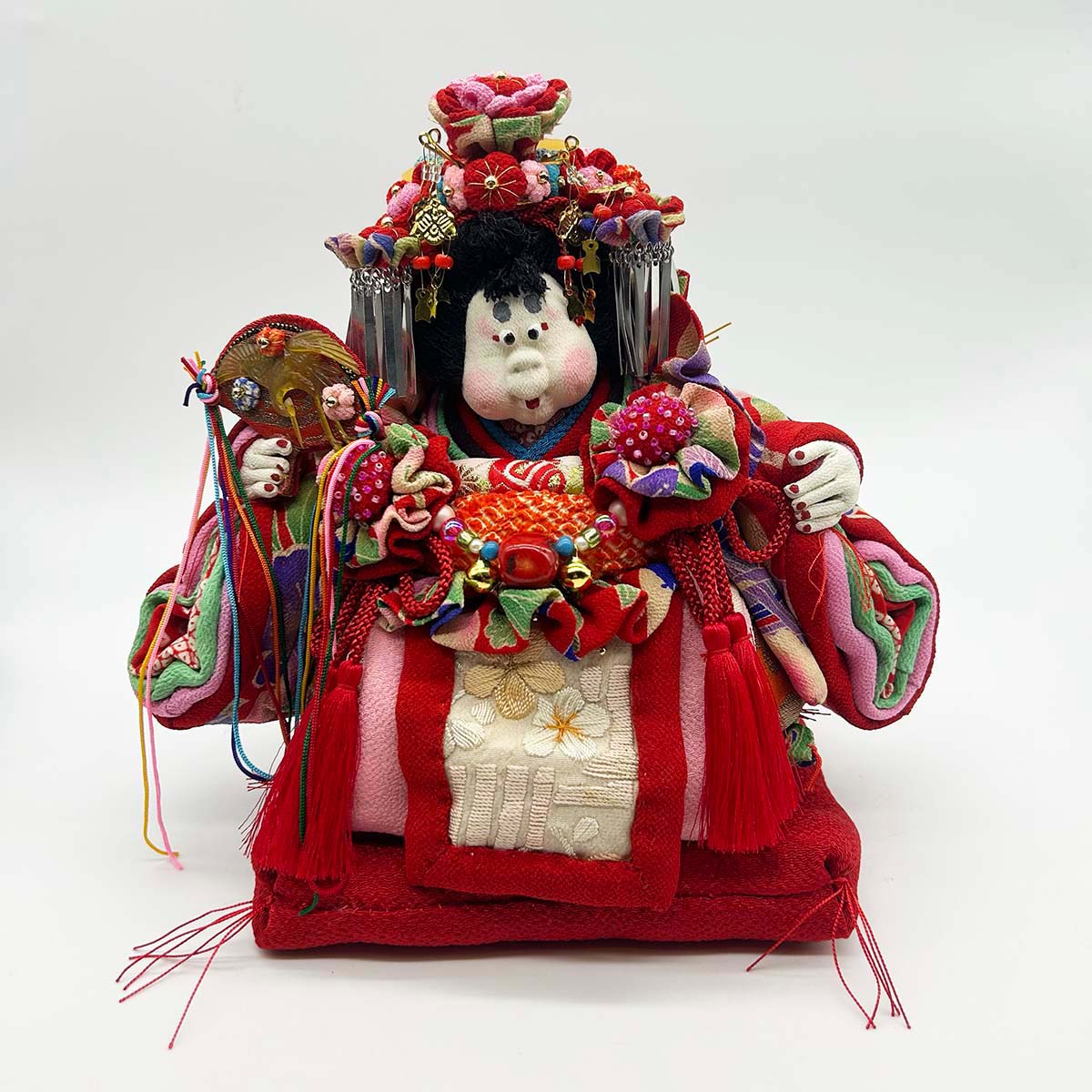 上原装子 古布創作人形 おひなちゃま ミニ