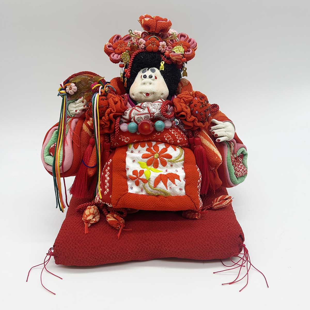 上原装子 古布創作人形 おひなちゃま ミニ