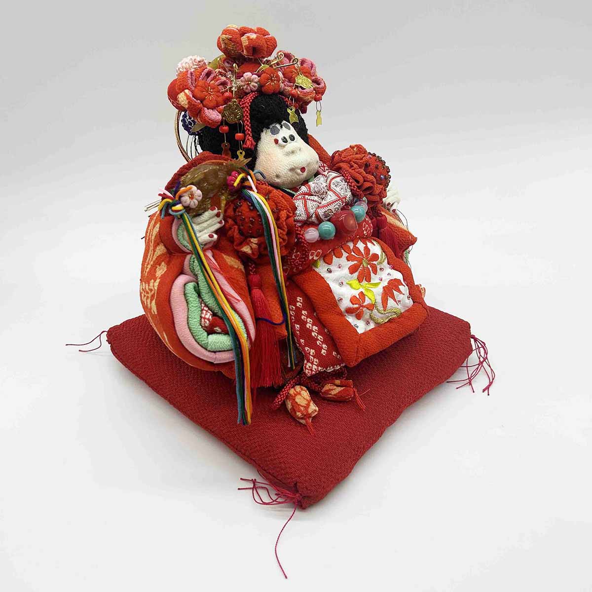 上原装子 古布創作人形 おひなちゃま ミニ