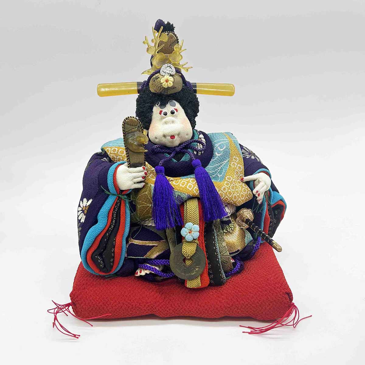 上原装子 古布創作人形 おひなちゃま ミニ